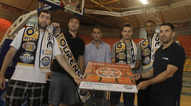 El Club Ourense Baloncesto presentó la campaña de socios para la temporada 2013-2014