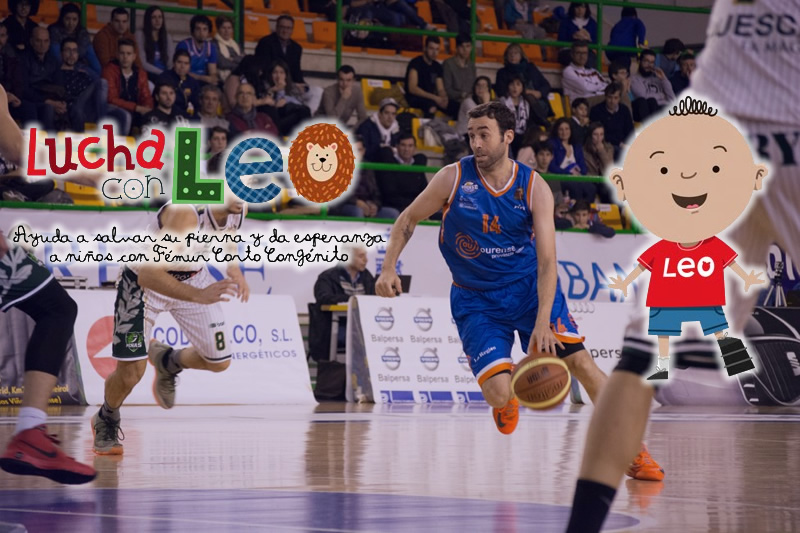 El Ourense Provincia Termal y Pedro Rivero colaboran con Lucha con Leo