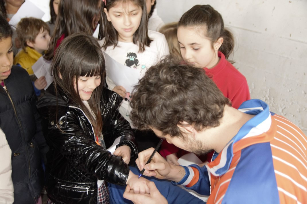 El Ourense Provincia Termal visita el CEIP Virxe de Covadonga