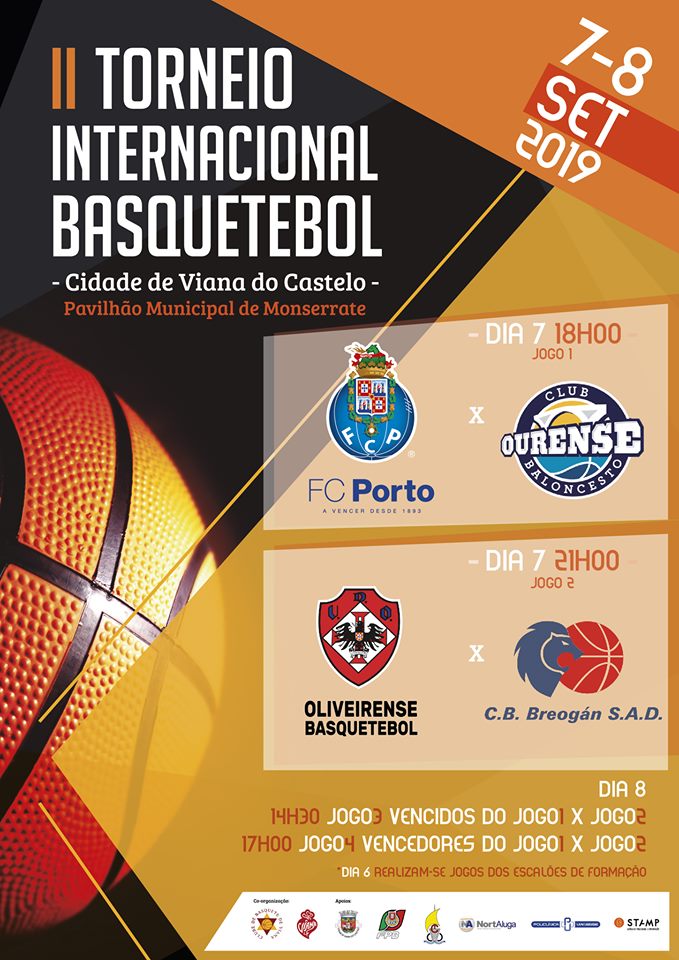 Donde poder seguir los partidos del II Torneio Internacional Basquetebol - Cidade Viana do Castelo