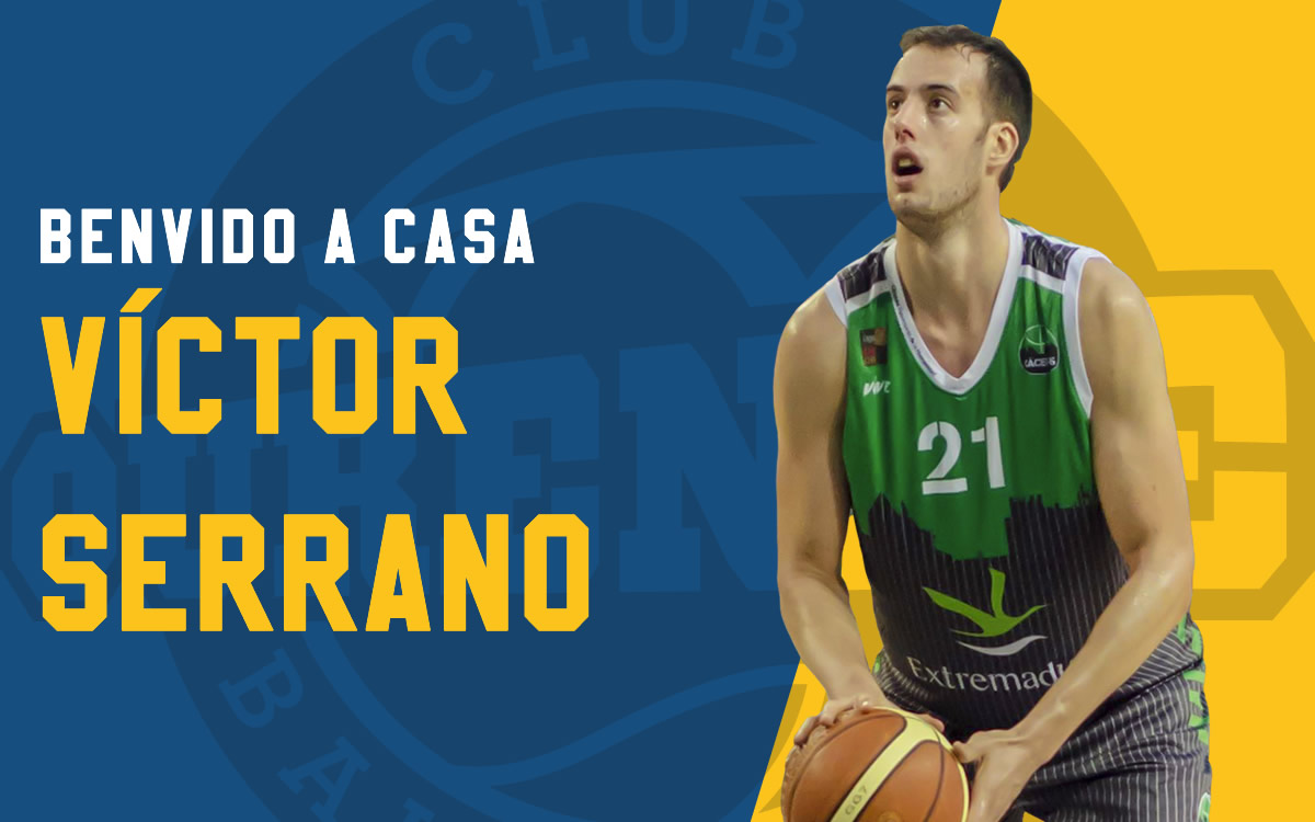 Víctor Serrano vuelve al Club Ourense Baloncesto convirtiéndose en el undécimo jugador para la próxima temporada