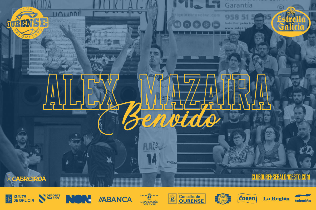 El ourensano Álex Mazaira nuevo jugador del Club Ourense Baloncesto