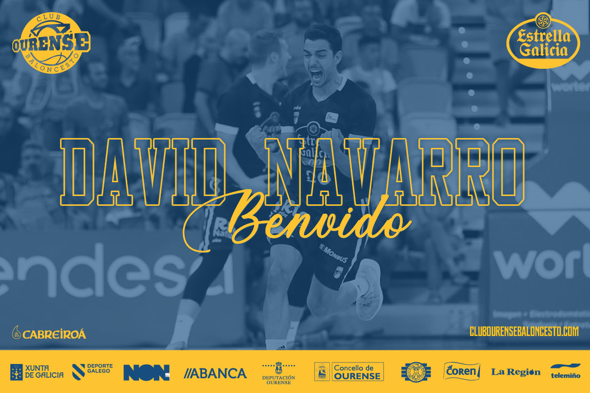 David Navarro, primera cara nueva del Club Ourense Baloncesto para la temporada 2020/21