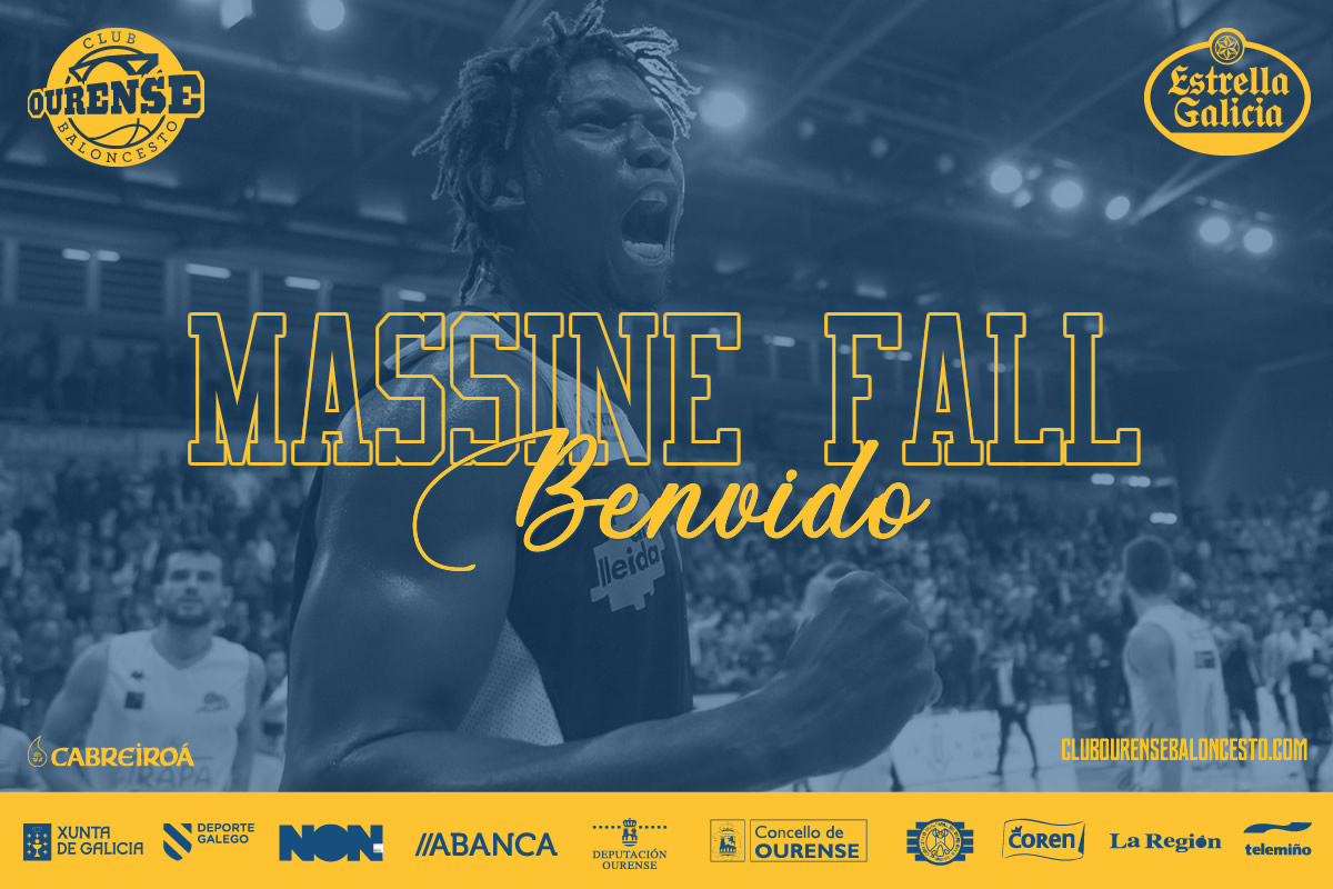 Massine Fall, un pívot con experiencia para el Club Ourense Baloncesto