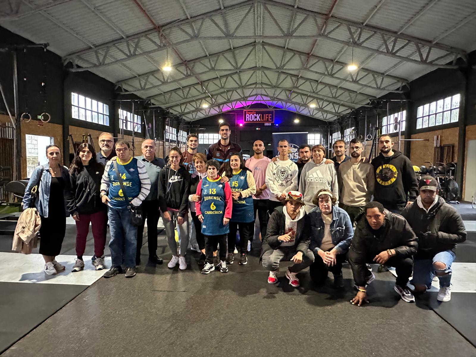 O Club Ourense Baloncesto presenta aos catro equipos vinculados de diversidade funcional