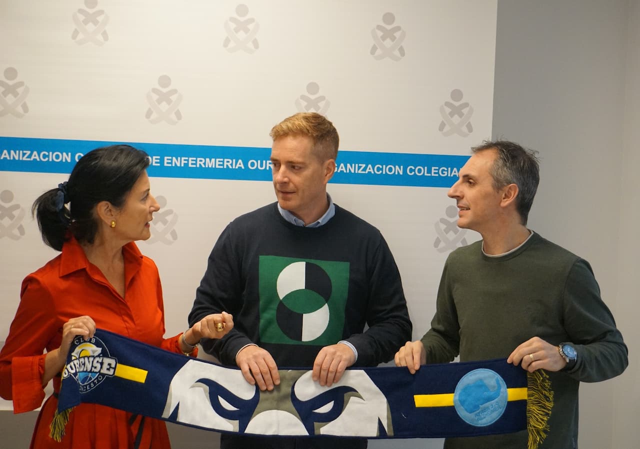 O Club Ourense Baloncesto chega a un acordo de colaboración co Colexio de Enfermería de Ourense