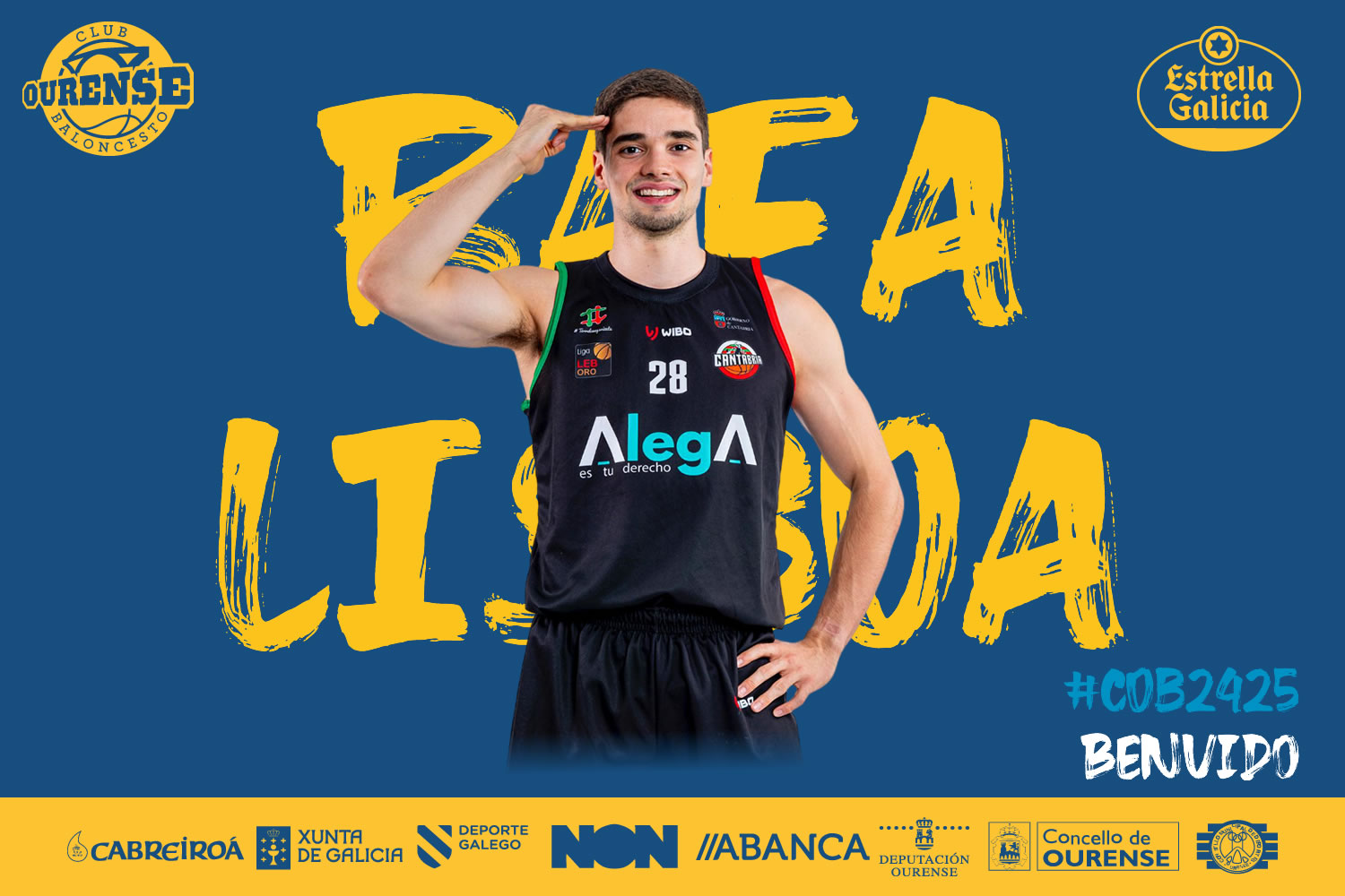 Rafa Lisboa únese ao proxecto do Club Ourense Baloncesto